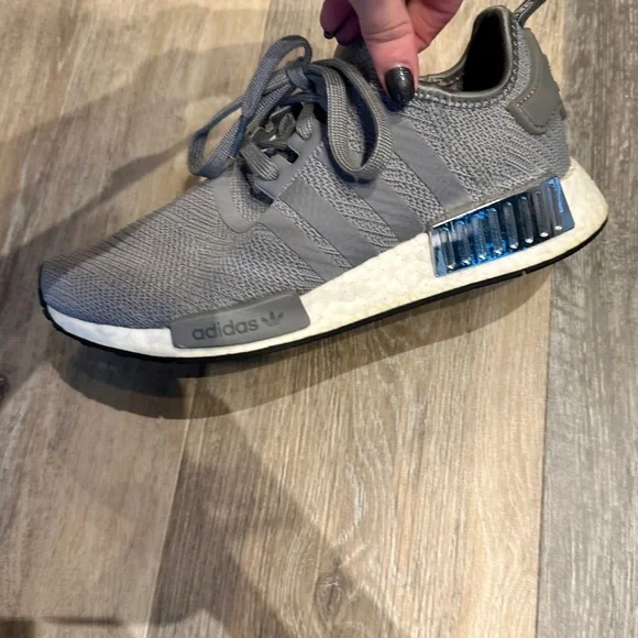adidas gazelle silver green womens Shop White Womens adidas NMD R1 Lace Up Sneakers  Shoebacca